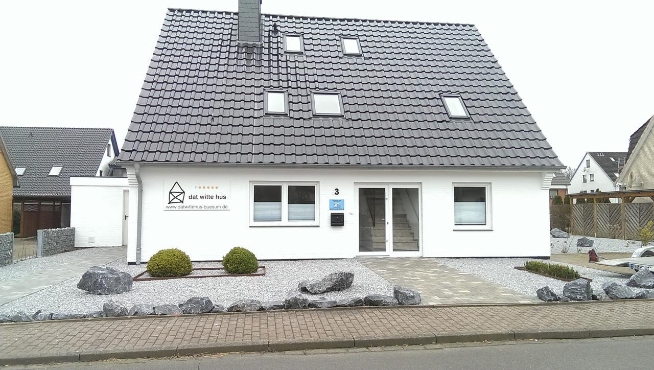 Ferienwohnung Dat Witte Hus 2 부숨 외부 사진